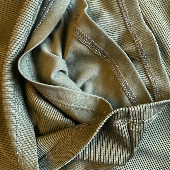 Forever 21 NWOT green ribbed body-con mini dress - Picture 9 of 11